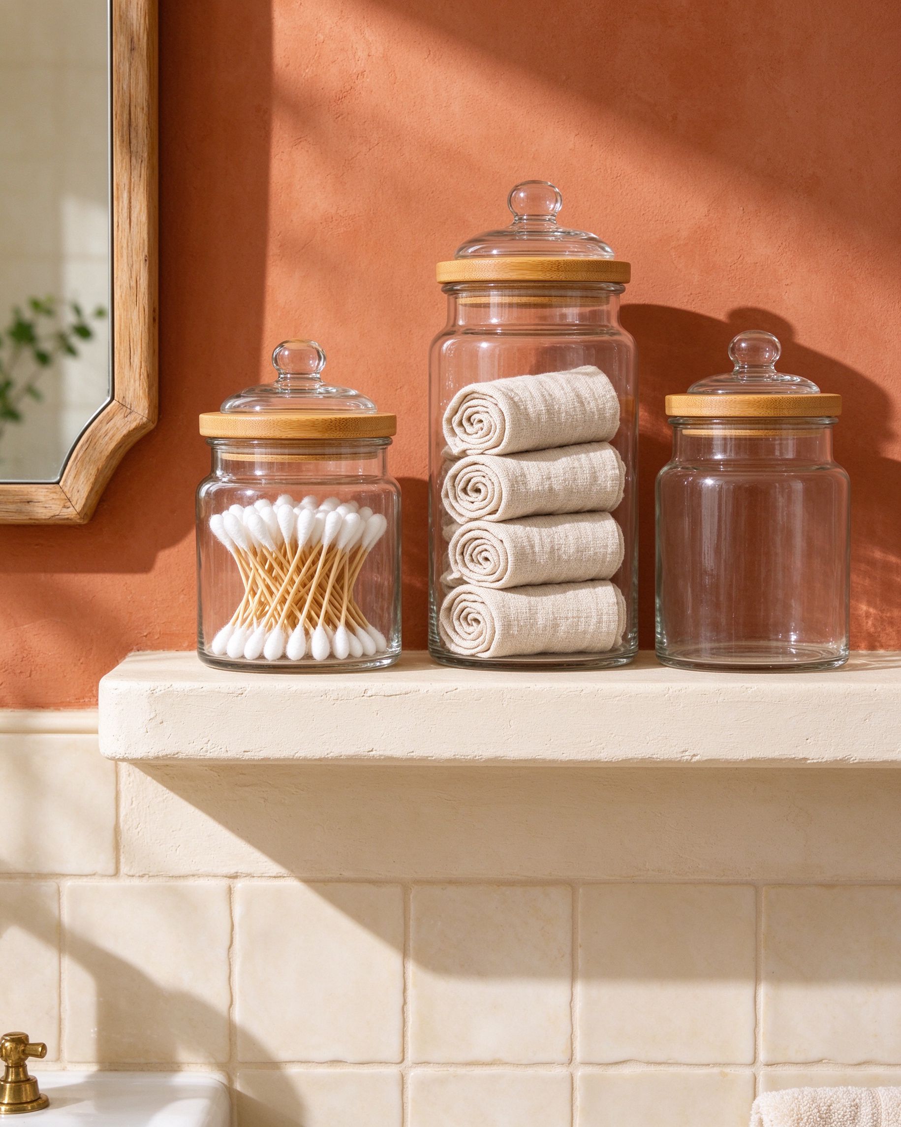 Apothecary Jar Trio — Mediterranean home product