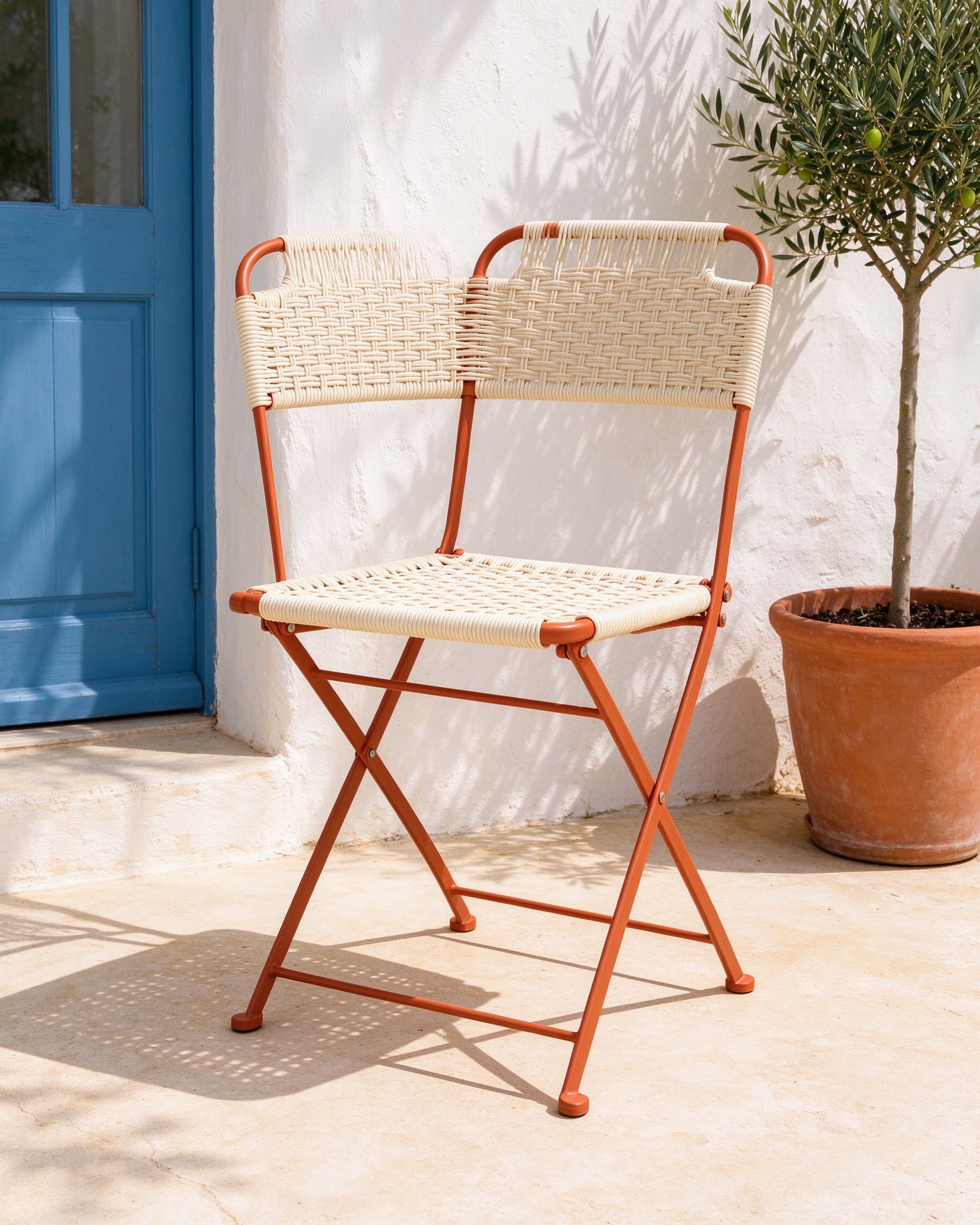 Terracotta Bistro Chair — Mediterranean home product